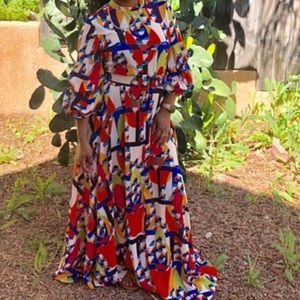 Fashion nova colorful dress